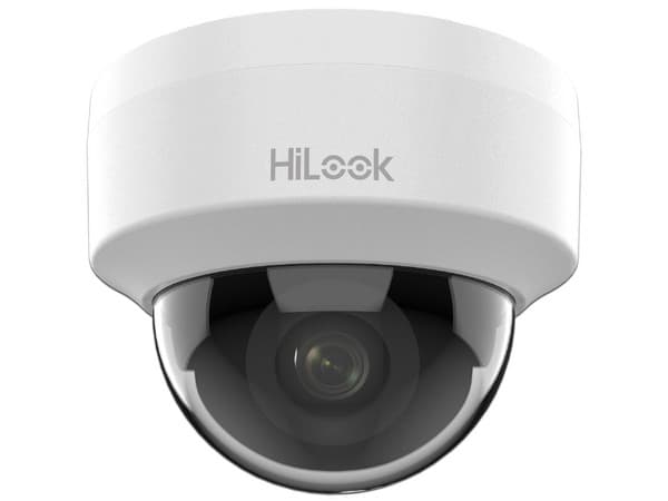 Cámara HiLook Domo IP: 2 Megapixel, Lente 2.8mm, 20mts IR, Interior.