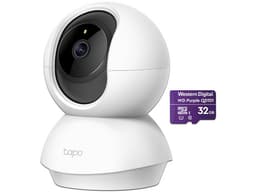 Cámara de Vigilancia TP-Link Tapo C200, Resolución Full HD 1080P, Visión nocturna, incluye Memoria Western Digital Purple QD101 MicroSDXC de 32GB. - imagen 1