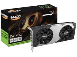 Tarjeta de Video NVIDIA GeForce RTX 5070 Inno3D TWIN X2, 12GB GDDR7, 1xHDMI, 3xDisplayPort, PCI Express 5.0. - imagen 1