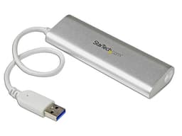 Concentrador portátil USB 3.0 de 4 puertos, Hub con cable incorporado. - imagen 2