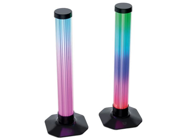 Torres de Iluminación Balam Rush SPLENDOR GLOW IT5000, LED, RGB, Ángulo de 360º, USB-A, Color Negro.