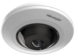 Cámara de Vigilancia IP Mini Fisheye Hikvision DS-2CD2955G0-ISU de 5MP, (2560 x 1920), IR de hasta 8m, PoE. - imagen 1