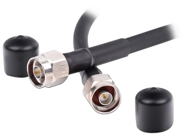 Jumper Ultra Flexible de baja pérdida para equipos inalámbricos hasta 7 GHz N-Macho a N-Macho 1 m