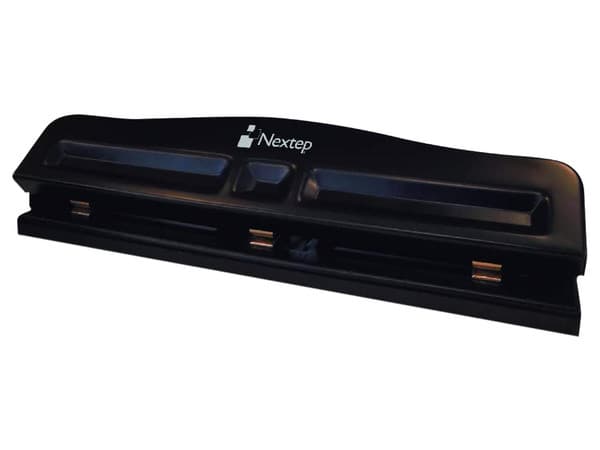 Perforadora Nextep 3 Orificios Ajustable 10 Hojas.