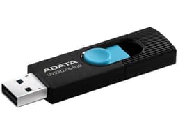 Unidad Flash USB 2.0 Adata UV220 de 64GB. Negro/Azul. - imagen 2