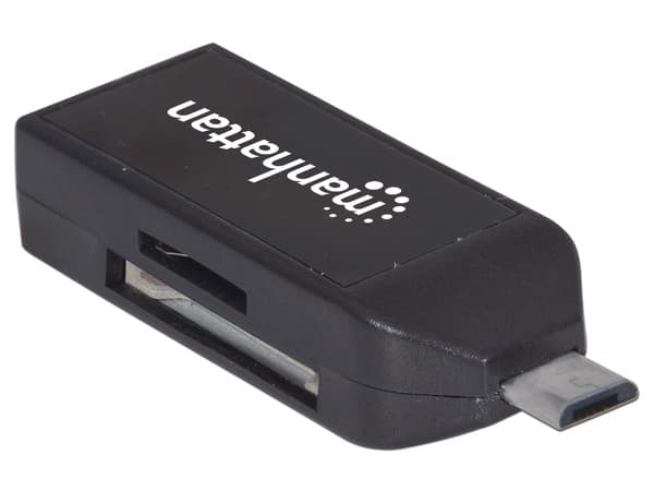 Lector imPORT Link Manhattan 406222 OTG con puerto USB 2.0.