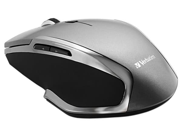 Mouse Óptico inalámbrico Verbatim Deluxe, USB. Color Gris.