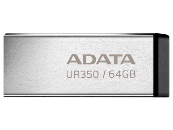 Unidad Flash USB 3.2 Adata UR350-64G-RSR de 64GB, Metálica Resistente al Agua y Polvo.