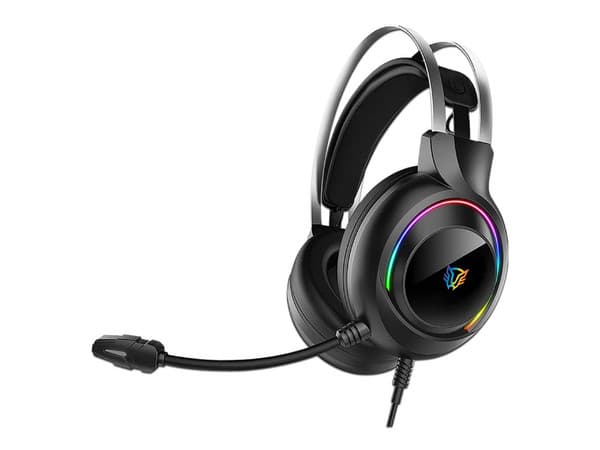 Audifonos Balam Rush Hesix II HS688 Azender, RGB, 3.5mm. Color Negro