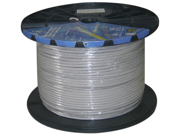 Bobina de Cable Cat6 (UTP) Caja con 305 m, gris, 23 AWG.