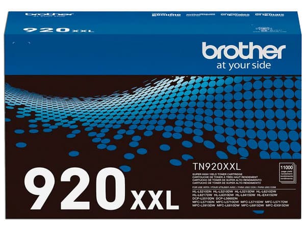 Cartucho de Tóner Brother, Color Negro, Alto Rendimiento, Modelo: TN920XXL.