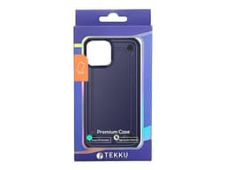 Funda protectora Tekku Tough Cover para iPhone 15, Color Azul. - imagen 2
