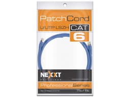 Cable RJ45 U/UTP Cat6a Nexxt Longitud 2.1 m, LSZH, Color Azul. - imagen 2