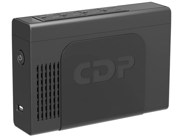 UPS Compacto CDP LI-504 de 500VA / 250W con 4 Salidas NEMA 5-15R, Puerto USB Tipo A.