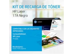 Tóner para impresora HP 17A Negro Laserjet Original (CF217A). - imagen 2