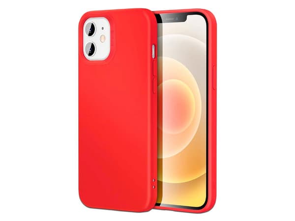 Funda Protectora ESR Cloud para iPhone 12 Mini. Color Rojo.
