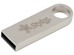 Unidad Flash USB 2.0 Stylos STMUSB2B de 16GB. Color Plata. - imagen 1