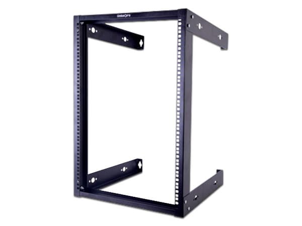 Rack Abierto LinkedPro LP-RAP-1916 de 19", Montaje en Pared, 16 UR. Color Negro.