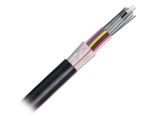 Fibra Óptica Panduit FSTN912, 12 hilos, Monomodo, OS2, 1 m. Color Negro.