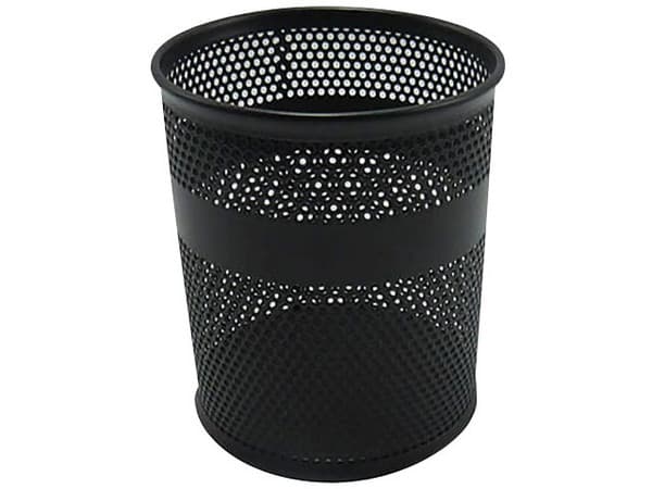 Porta Lápices Nextep Mediano, Malla Metálica, 8.5x10cm.