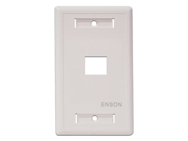 Tapa para caja ENSON, Montaje en Pared de 2 salidas.