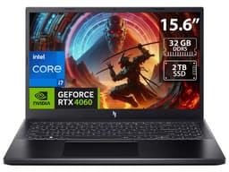 Laptop Gamer Acer Nitro V 15: Procesador Intel Core i7 13620H (hasta 4.9 GHz), Memoria de 32GB DDR5, SSD de 2TB, Pantalla de 15.6" LED, (1920 x 1080), 165Hz,Video NVIDIA GeForce RTX 4060, S.O. Windows 11 Home, Teclado en Inglés. - imagen 1