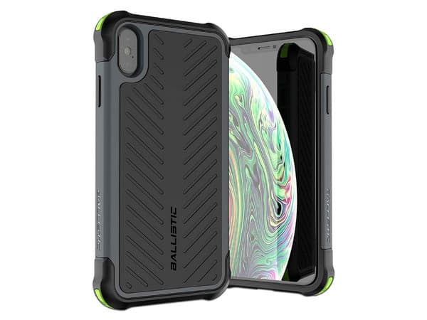 Funda BALLISTIC TJ para iPhone X / Xs, Color Negro.