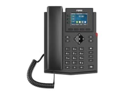 Teléfono IP Empresarial Fanvil X303P de 4 líneas SIP, Pantalla LCD de 2.4", PoE. - imagen 1