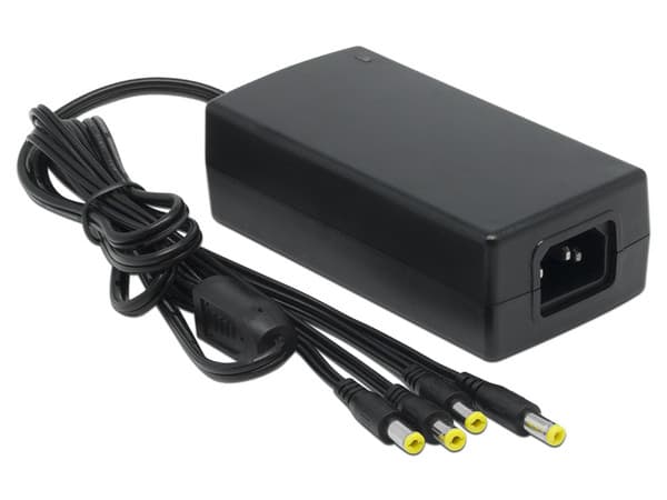 Fuente de Poder PROVISION para cámaras de seguridad con 4 salidas DC 12V/5A.