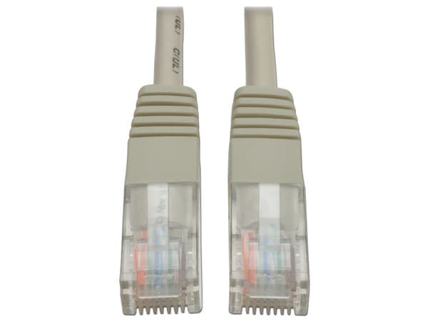 Cable de red Tripp Lite RJ-45 (M-M), Cat5e de 1.83m. Color Gris.