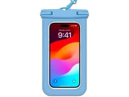 Funda Protectora contra Agua Tekku, Colgante, Sumergible, Universal, Color Azul. - imagen 1