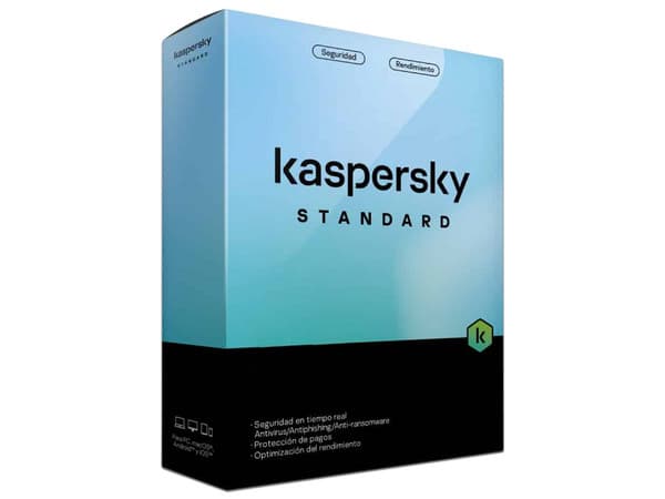 Antivirus Kaspersky Standard, 5 Dispositivos, 1 Año.