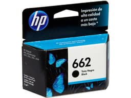 Cartucho de tinta HP 662 negra Original (CZ103AL). - imagen 1