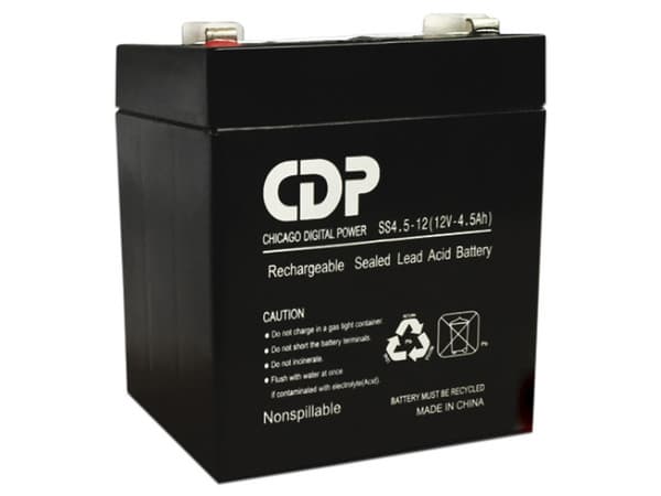 Bateria Libre de Mantenimiento Interna para UPS CDP B-12, 12V, 4.5Amp.