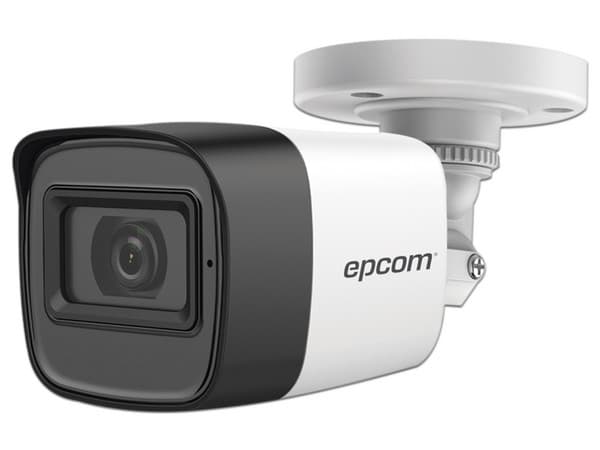 Cámara de Vigilancia tipo Bala Epcom  B50-TURBO-G2/A de 5MP (2560 x 1944p), IR hasta 30m, Audio por Coaxitron, IP67.