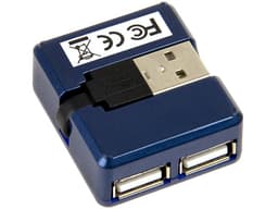 Micro Hub USB Manhattan de 4 Puertos (Convierte 1 puerto USB en 4). - imagen 3