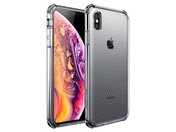 Funda Protectora Ballistic Jewel Spark de uso rudo para iPhone Xs / X. Con Diseño Humo Transparente.