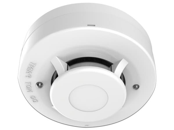 Detector de Humo Fotoeléctrico Hikvision DS-PDSMK-4BAR, No Direccionable, Conexión a 4 Hilos, Color Blanco.