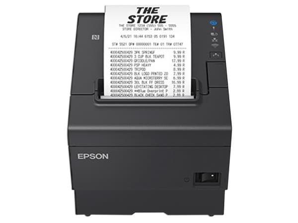 Impresora térmica Epson TM-T88VII-012 para punto de venta, Ethernet, USB.