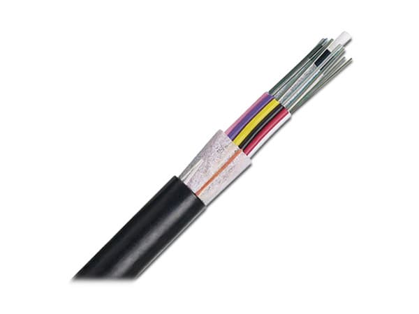 Cable de Fibra Óptica Panduit FOTNX06 de 6 hilos, Multimodo OM3 50/125 Optimizada, OSP (Planta Externa), MDPE (Polietileno de Media densidad).