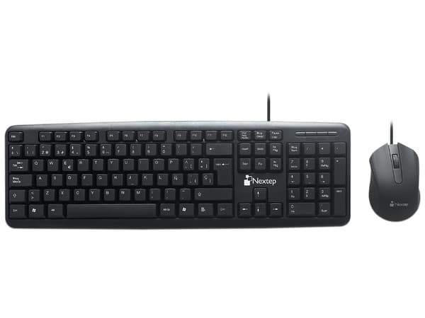 Teclado Alámbrico Nextep NE-416T, Resistente a Salpicaduras, USB, Color Negro.