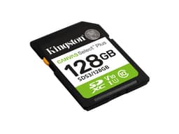 Memoria SD Kingston 128 GB, SDXC, 150 MB/s, Clase 10, Canvas Select Plus Gen3, Modelo SDS3/128GB. - imagen 2