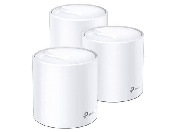 Sistema de Wi-Fi en Malla TP-LINK X60, de Doble banda, 2.4GHz y 5GHz, Wireless AX (Wi-Fi 6), hasta 2402Mbps. (Paquete de 3).