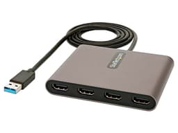 Adaptador de Video Externo USB 3.0 a 4 Puertos HDMI FHD (1920 x 1080p) - imagen 1