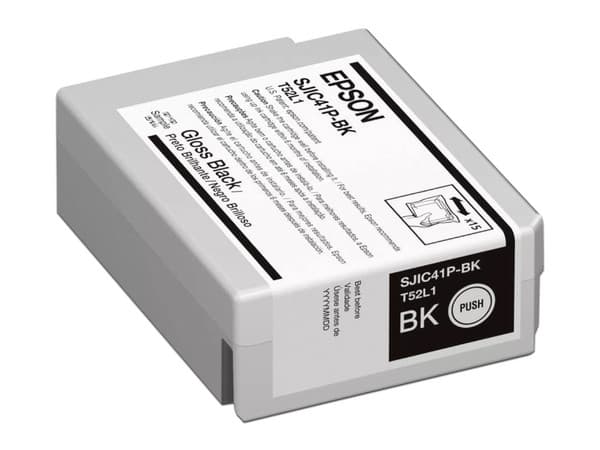 Cartucho de Tinta EPSON ColorWorks SJIC41P, Color Negro.