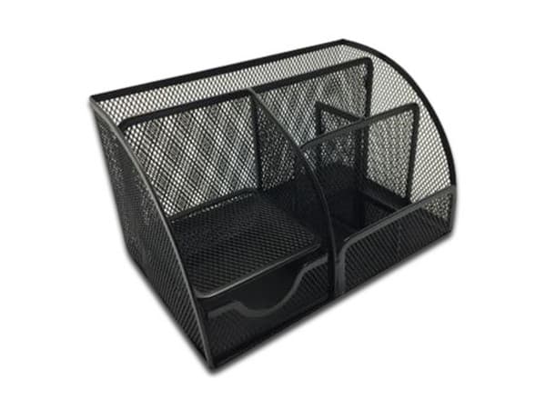 Organizador de Malla Metálica Nextep NE-175 de 7 secciones. Color Negro.