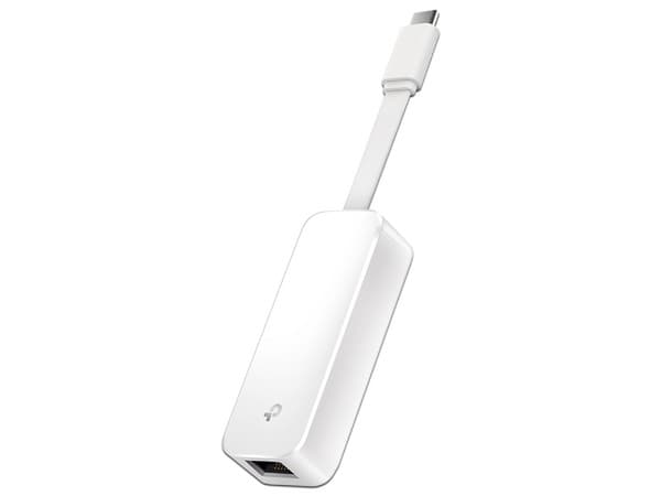 Adaptador de Red TP-Link UE300C de USB Tipo C a RJ-45. Color Blanco.