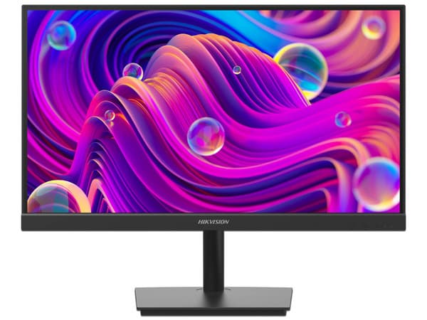 Monitor LED Hikvision DS-D5022F2-1V2S de 21.5", Resolución 1920 x 1080 (Full HD 1080p), 100Hz, Color Negro.