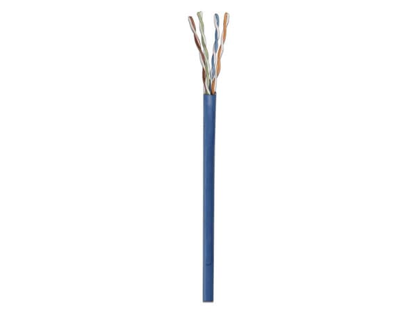 Bobina de Cable Intellinet Cat6 (UTP) Caja con 305 m, 23 AWG, Sólido. Color Azul.
