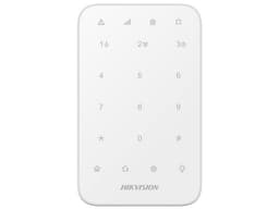 Teclado Inalámbrico Hikvision AX PRO DS-PK1-E-WB para Armado y Desarmado. Color Blanco. - imagen 1